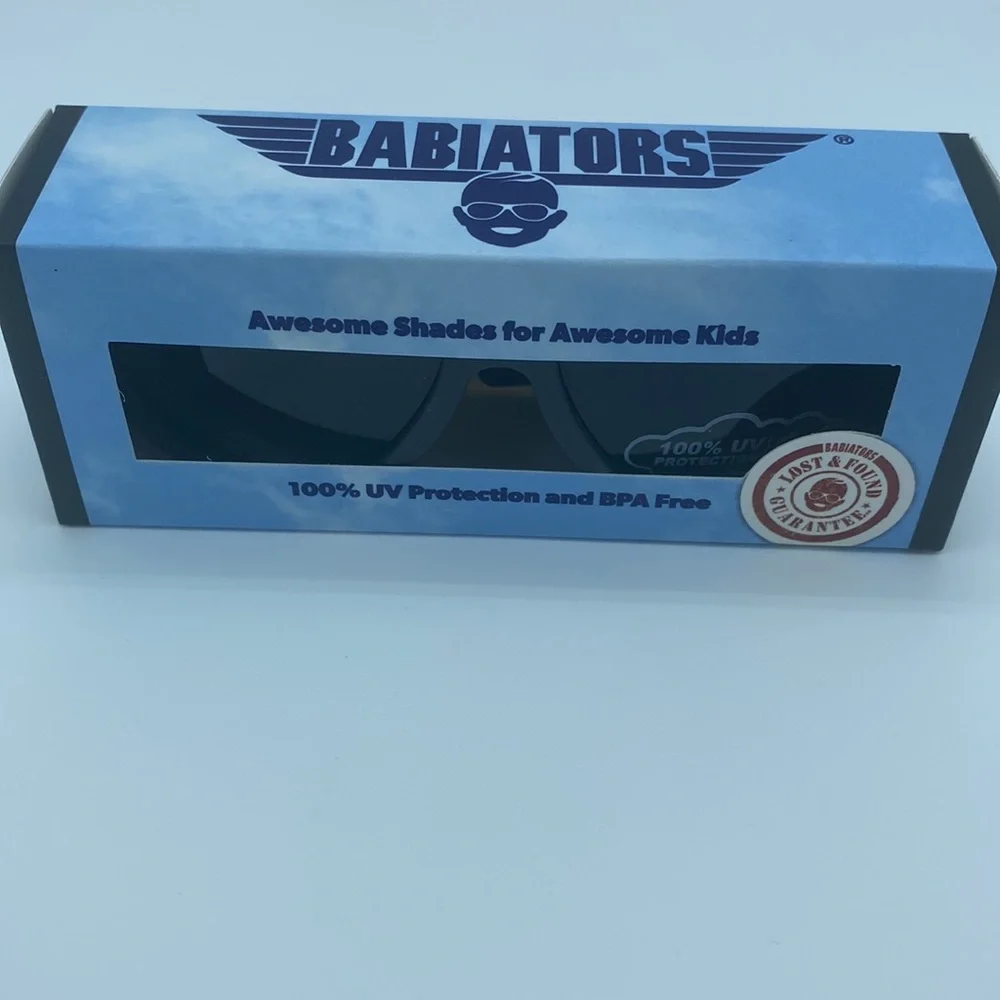 Babiators Aviator Ages 3-5 Black Ops Black/Grey Lens